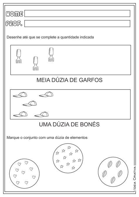 Atividade Pronta Dúzia E Meia Dúzia