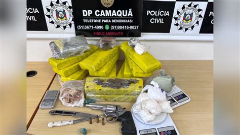 Pol Cia Localiza Dep Sito De Drogas Em Camaqu Clic Camaqu