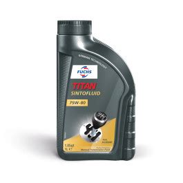 FUCHS TITAN SINTOFLUID SAE 75W80 Gear Oil 1 Liter 83192344627 By