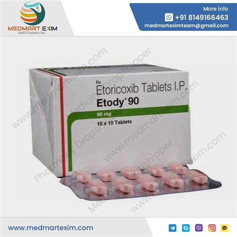 Etoricoxib Etody Tablets 60 Mg 90 Mg 120 Mg At Rs 200 Box In