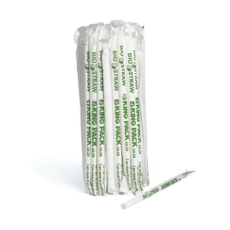 Compostable 10mm X 210 Mm PLA Straw 200 King Pack