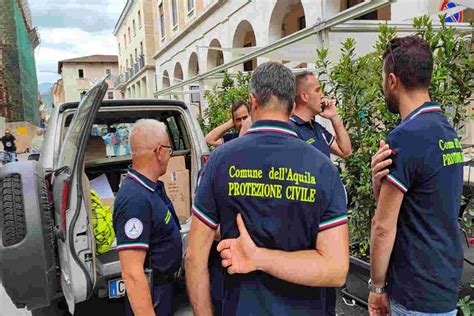 La Protezione Civile Regionale D Abruzzo Si Mobilita Per Aiutare La