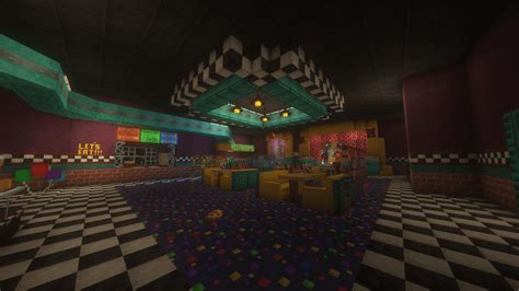 FNaF Movie Pizzeria made in minecraft! v2 : r/fivenightsatfreddys