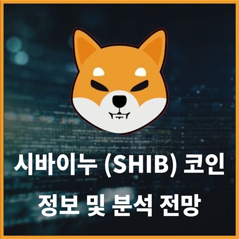 시바이누 SHIB 코인 정보 및 전망 분석 SHIBA INU Coin 쿨 아이티 연구소