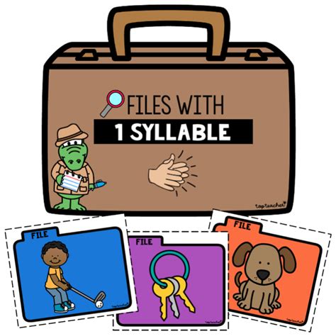 Syllable And Rhyme Task Cards Sorting Syllables Top Teacher