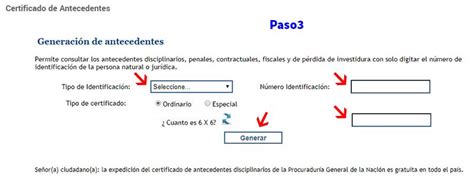 Certificado De Antecedentes Disciplinarios De La Procuraduría 2023