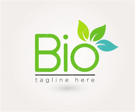 Premium Vector Bio Logo Design With Creative Green Leaves Illustration