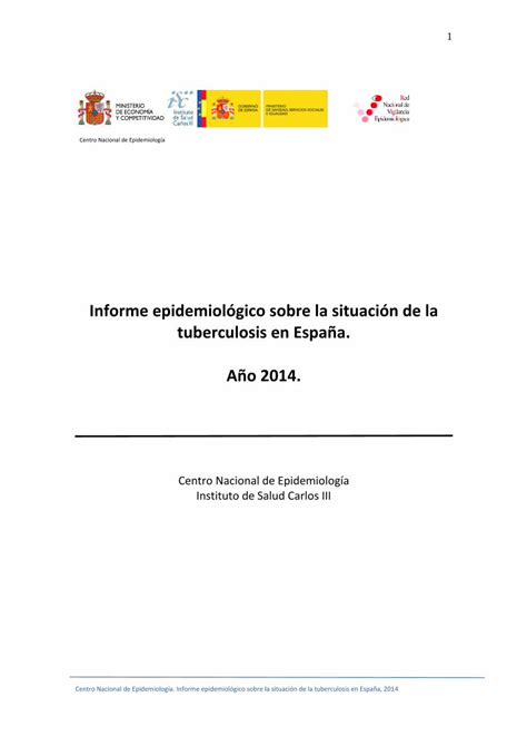 PDF Informe epidemiológico sobre la situación de la PDF file2