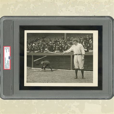 Babe Ruth Picks Out Home Run Bat First Season With Ny Yankees