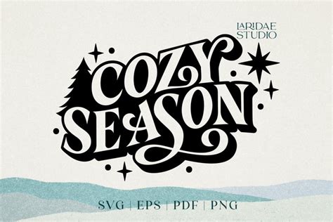 Cozy Season Svg Christmas Quote T Shirt Design 1728984