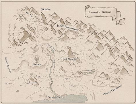 Beyond Skyrim: Bruma Map by Mirhayasu on DeviantArt