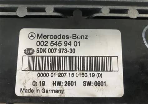 Mercedes Benz W C Klasse Steuerger T Sam Modul Sicherungskasten