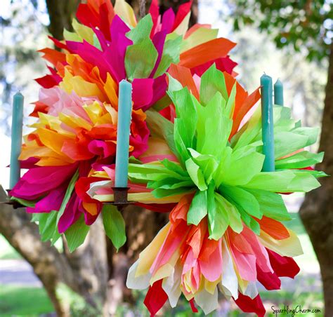 Cinco De Mayo! DIY Crepe Paper Flowers - Sparkling Charm