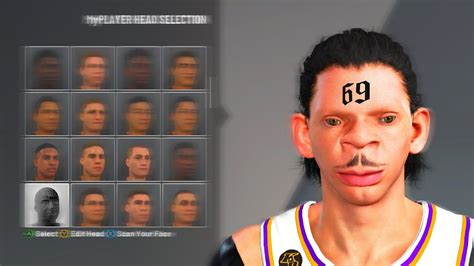 New Ugly Cheeser Face Creation Nba2k20 Comp Stage Face Tutorial😱