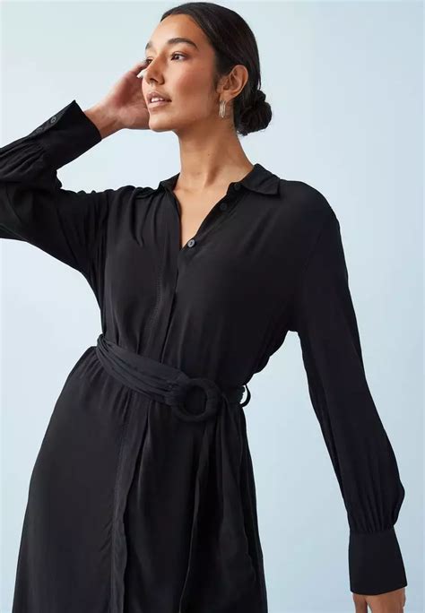 Buy NEXT Belted Midi Shirt Dress 2025 Online ZALORA