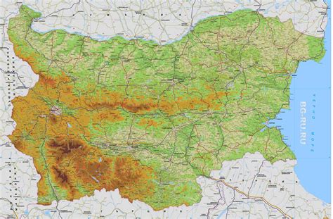 Карта Болгарии Жизнь в Болгарии Зовём в Болгарию