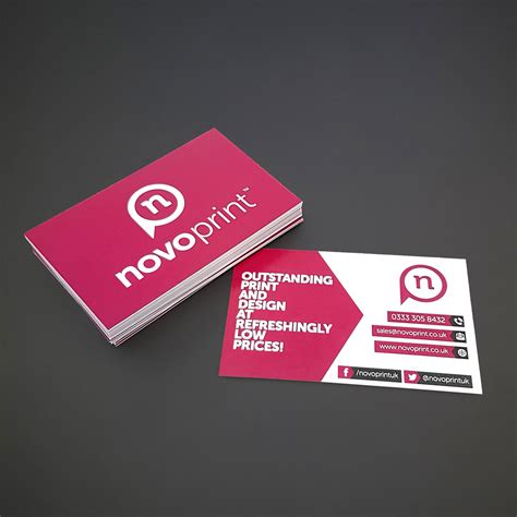 Gloss Laminated Business Cards Gsm Novo Print