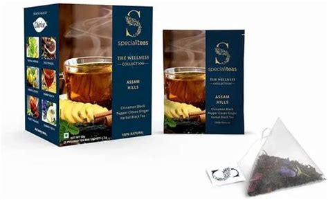 Cherise Specialiteas Assam Hills Cinnamon Black Pepper Ginger Black Tea 2 G X 25 Pyramid Tea