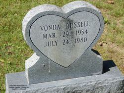 Vonda Lou Barnhart Russell Find A Grave Memorial