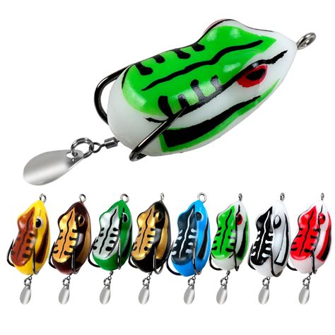 Vansinoy Umpan Casting Soft Frog Katak 4cm55g Frog Fishing Lure Mini