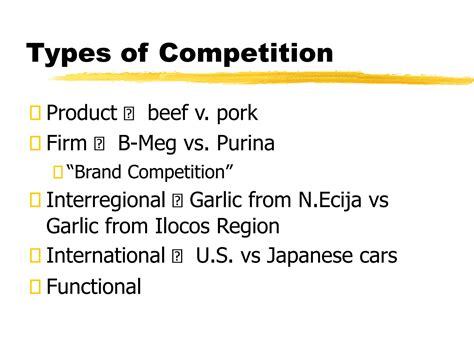 SOLUTION: Types of competition in economics - Studypool