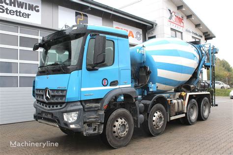 Stetter On Chassis Mercedes Benz Arocs 3240 Concrete Mixer Truck For