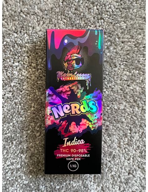 Major League Extractions Nerds G Premium Vape Pens Indica Vape