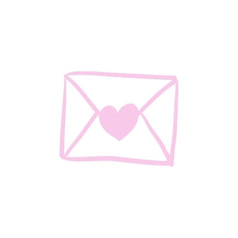 An Envelope With A Heart On It