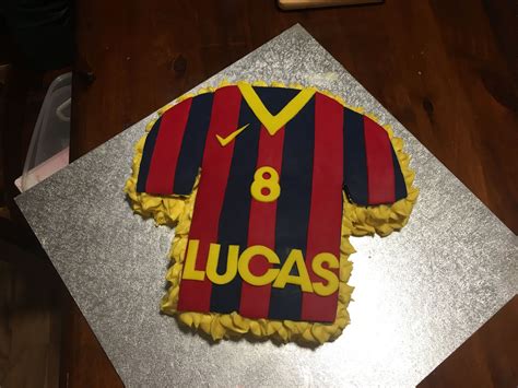 Messi Cake Barcelona Cake Handmade Desserts