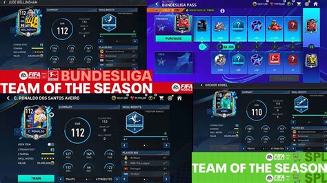 Bahas Stats Pemain Tots Bundesliga Tots Spl C Ronaldo Cuma Jt