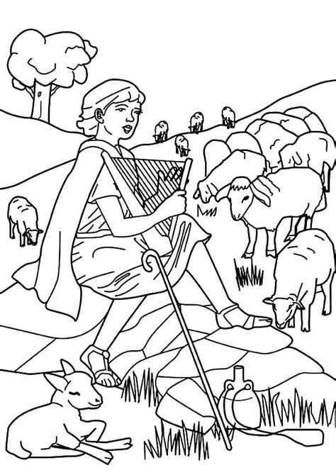 Good Shepherd Coloring Page At Getcolorings Free Printable