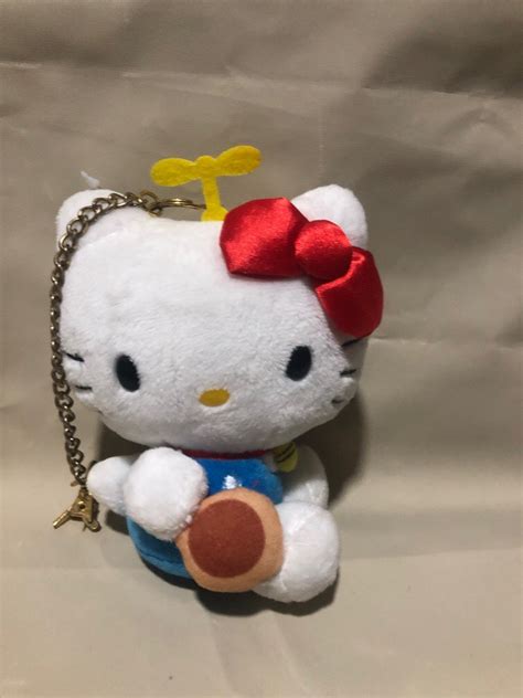 Hello Kitty X Doraemon Collab Plush Charm Hobbies And Toys Toys And Games