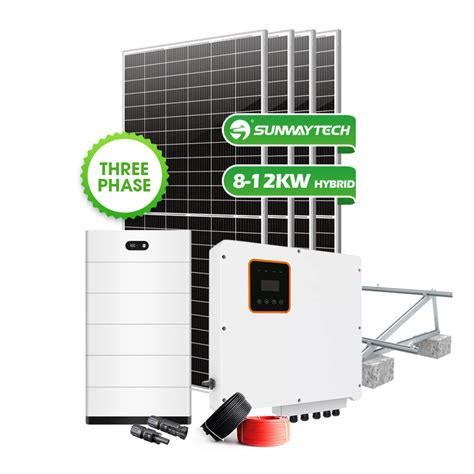 Sunway 8kw 10kw 12kw Hybrid Solar System Sunway Solar