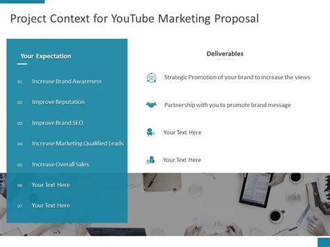 Project Context For Youtube Marketing Proposal Ppt Powerpoint