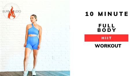 10 Minute Fat Burn Hiit Workout No Repeats Youtube