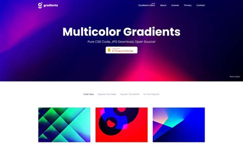 20 Inspiring Gradient Website Examples | 2021 | neuronthemes.com