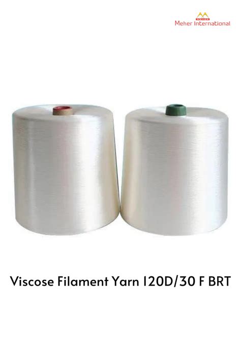 Raw White Viscose Filament Yarn D F Brt Cf For Textile Industry