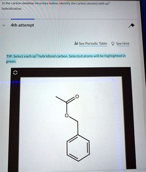 In The Carbon Skeleton Structure Belov Identify The Carbon Atoms With