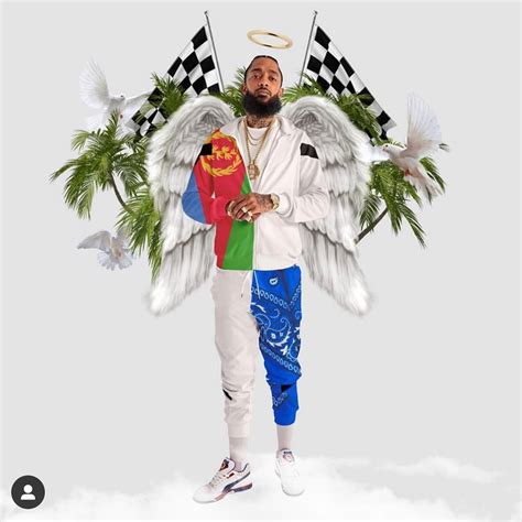 Nipsey Hussle Tmc 💙 On Instagram “a Man Of Many Flags 🏁 🇪🇷💙 • • •