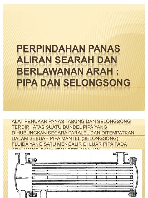 PDF Perpindahan Panas Aliran Searah Dan Berlawanan Arah DOKUMEN TIPS