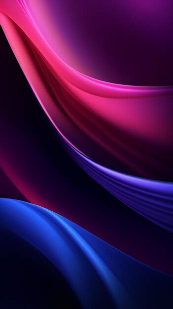 Premium Photo Vibrant Purple Gradients Abstract Waves Wallpaper And