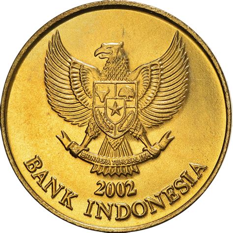 Coin Indonesia 500 Rupiah 2002 Aluminum Bronze Km59 Asian And