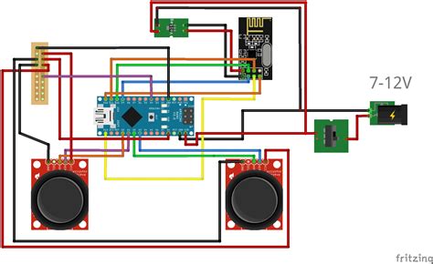 Arduino Uno Drone Circuit Diagram