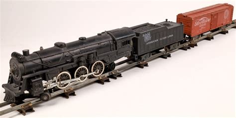 American Flyer Steam Locomotive Tender And 3 Cars 133133 Holabird