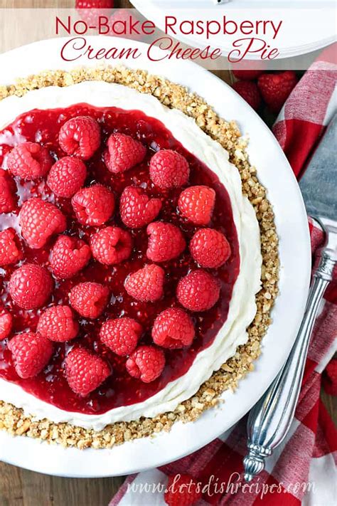 Fresh Raspberry Cream Cheese Pie Recipe – Raspberry