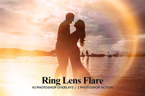 43 Ring Lens Flare Overlays, Rainbow Lens Flare, Sun Flare, Natural Sun Light, Sunbeam, Sunlight ...