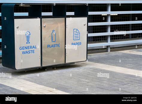 Waste containers, keep your planet Earth clean Stock Photo - Alamy