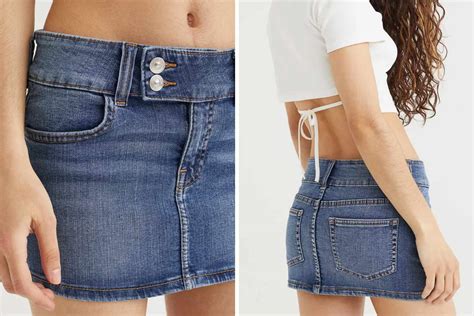 This Tiktok Viral H M Denim Mini Skirt Is Selling Out