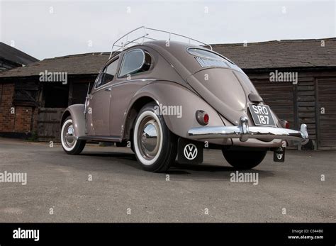 Vw Volkswagen Beetle Classic Air Cooled Rear Engine Car Stock