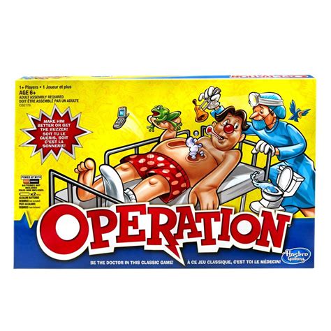 Hasbro Game Operation Classic New Edition Chat Perché Toys And Games